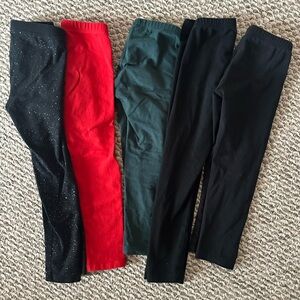 Lot of 4T Leggings Cat and Jack & Old Navy